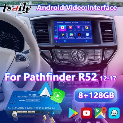 Lsailt Android Video Interface für Nissan Pathfinder R52 mit Wireless Carplay Android Auto