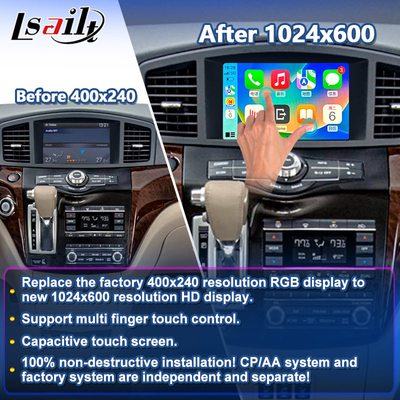 Lsailt 8 Zoll Android Multimedia Carplay Schnittstellenbildschirm für 2011-2017 Nissan Quest E52