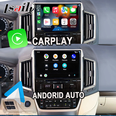 Wireless CarPlay-Schnittstelle für Toyota Land Cruiser 200 GX-R,VX-R 2018-2021 Fujitsu Hauptgerät mit Android Auto, Linux System
