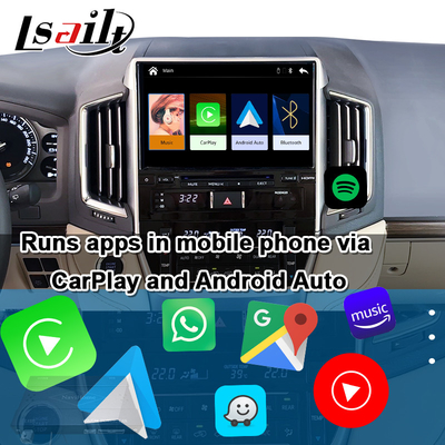 Wireless CarPlay-Schnittstelle für Toyota Land Cruiser 200 GX-R,VX-R 2018-2021 Fujitsu Hauptgerät mit Android Auto, Linux System