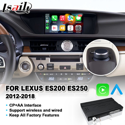 Drahtlose Android Auto Carplay-Schnittstelle für 2012-2018 Lexus ES250 ES200 ES350 ES300h ES 250 200 Knopfsteuerung