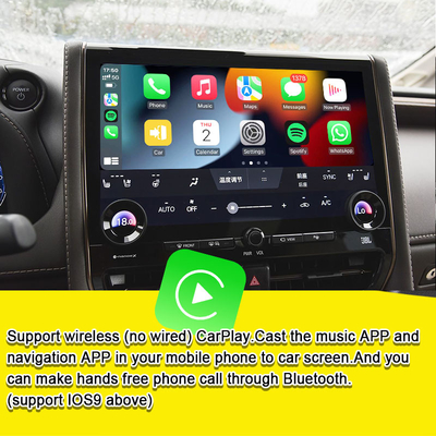 Android 13 Android Multimedia-Schnittstelle für Toyota Alphard 40 Serie 2023-2024 Harrier, Vellfire Unterstützung für YouTube, NetFlix, Google Play, 360 Panorama-Kameras
