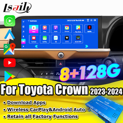 Android 13 Multimedia-Schnittstelle für Toyota Crown 2023-2024 Royal Majesta Athlete Infotainment Modul OEM Nachrüstung