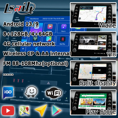 8 Zoll-Android-carplay Videoselbstschnittstellen-Videoschnittstelle für Toyota-avalon berühren Geschenk 3 2018