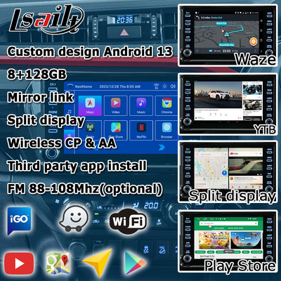 Toyota Hilux Android 13 Multimedia-Video-Schnittstelle drahtlose Carplay Android Auto Touch 3