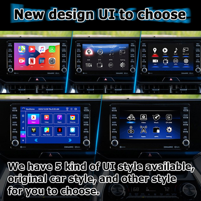 Toyota Harrier Venza Android 13 Multimedia-Videooberfläche 2019-derzeit drahtloses Carplay Android Auto