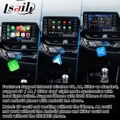 Toyota C-HR CHR Android 13 Multimedia-Schnittstelle mit Android Auto Carplay