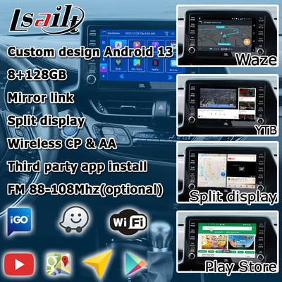 Toyota C-HR CHR Android 13 Multimedia-Schnittstelle mit drahtlosem Android Auto Carplay