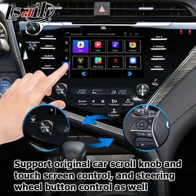 Selbstvideoschnittstelle Toyota Camry Bluetooth Wifi USB Carplay Android des Bildschirm-