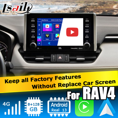 8+128GB Android 13 Carplay Android-Schnittstelle für Toyoat RAV4 2019 bis heute Touch N Go 3