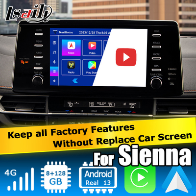 Auto Multimedia Video Schnittstelle Android Auto Carplay Schnittstelle Für TOYOTA Sienna