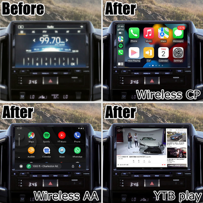 Android 13 Videooberfläche für Toyota Land Cruiser LC200 GXR mit Rückansicht WiFi Carplay Android Auto