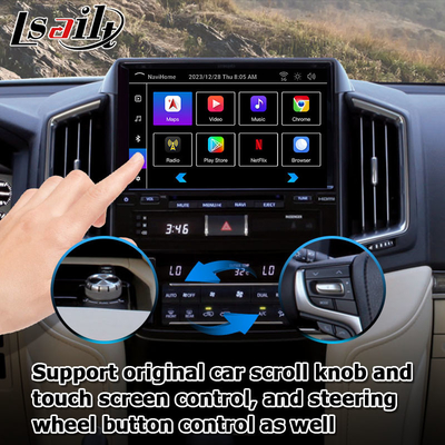 Android 13 Videooberfläche für Toyota Land Cruiser LC200 GXR mit Rückansicht WiFi Carplay Android Auto