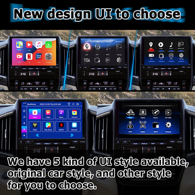 Android 13 Videooberfläche für Toyota Land Cruiser LC200 GXR mit Rückansicht WiFi Carplay Android Auto