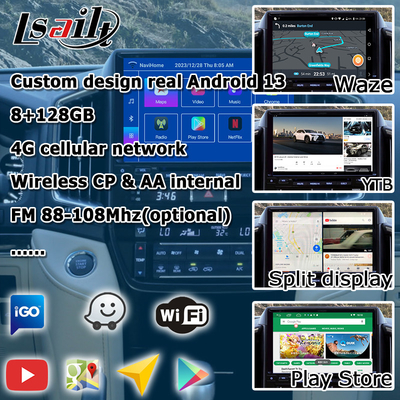 Android 13 Videooberfläche für Toyota Land Cruiser LC200 GXR mit Rückansicht WiFi Carplay Android Auto