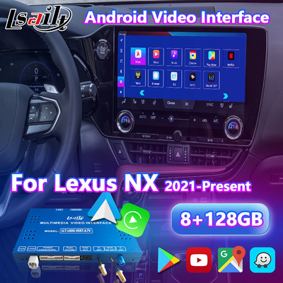 Lsailt Android Carplay Multimedia System Video-Schnittstelle für 2021-Gegenwärtige Lexus NX NX200 NX250 NX350 NX350h NX400h NX450h