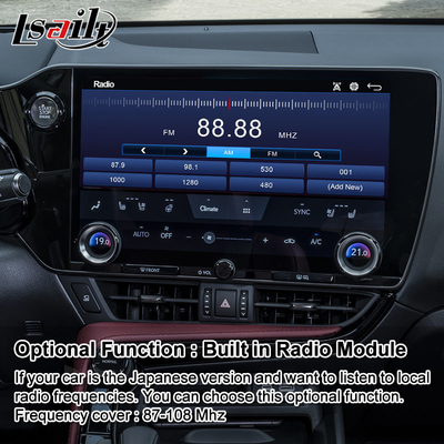 Lsailt Android Carplay Multimedia System Video-Schnittstelle für 2021-Gegenwärtige Lexus NX NX200 NX250 NX350 NX350h NX400h NX450h