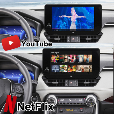 Android 13 Android Infotainment-Schnittstelle für Toyota RAV-4 2023-Crown, Alphard, Harrier OEM Bildschirm-Upgrade mit Android Multimedia System, YouTube
