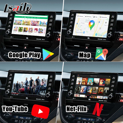 Lsailt Android 13 Video-Schnittstelle für Toyota Camry 2018-2021 RAV-4, Sienna OEM-Bildschirm-Upgrade mit Android-Multimedia-System inklusive YouTube, NetFlix