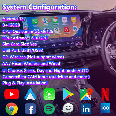 Lsailt Android Carplay Multimedia Video-Schnittstelle für 2023-Gegenwärtige Lexus LM LM350h LM500h