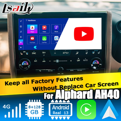 Toyota Alphard AH40 Android Multimedia-Schnittstelle 8+128GB Carplay Unterstützung von Android Auto