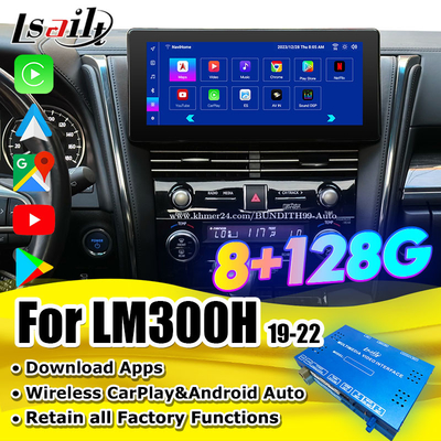 Android 13 Lexus Video-Schnittstelle OEM Bildschirm-Upgrade für LM350 LM500H NX RX ES Retrofit Kits enthalten YouTube, NetFlix,Wireless CarPlay