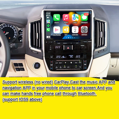 Android Multimedia-Schnittstelle für Land Cruiser GX_R 2018-2021 LC200 Wireless Apple CarPlay&Android Auto Retrofit Upgrade