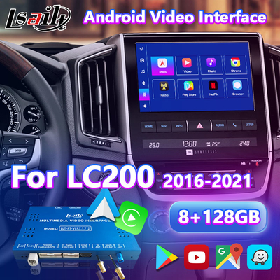 Lsailt Android Multimedia Video-Schnittstelle für Toyota Land Cruiser 200 LC200 VX VXR VX-R 2016-2021