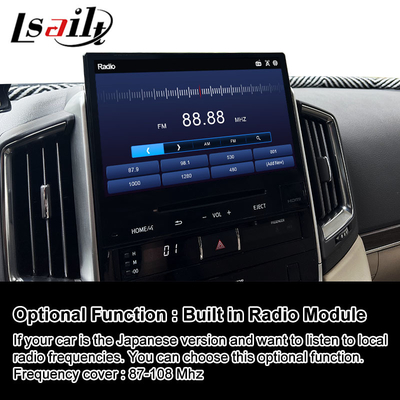 Lsailt Android Multimedia Video-Schnittstelle für Toyota Land Cruiser LC200 GXR GX-R FST LC 200 2018-2022