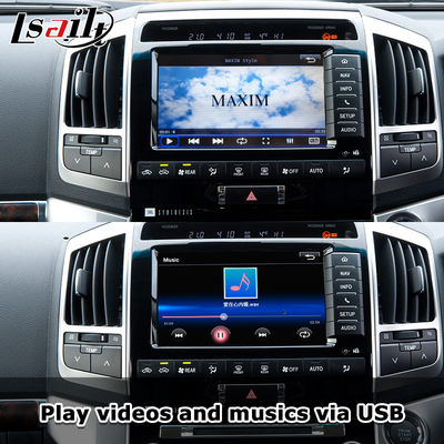 Plug and Play Apple CarPlay-Schnittstelle für Land Cruiser 200 2013-2021 Mehrsprachige, 360-Punkte-Kamera, Rückwärtskamera Unterstützung