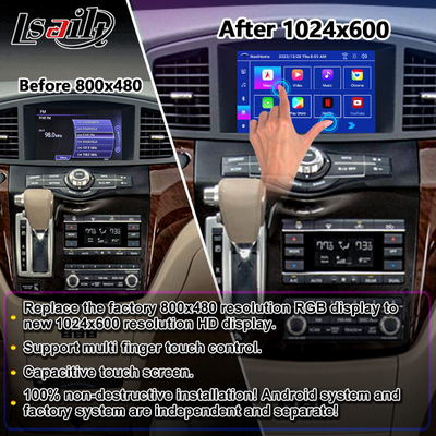 Lsailt 8 Zoll HD Android Multimedia Bildschirm für 2011-2017 Nissan Quest E52
