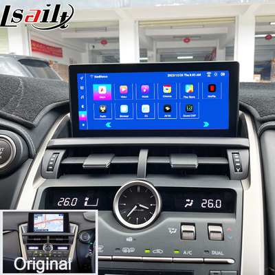 Android-Bildschirm für Lexus NX200T NX300H 2015-2017 10,25 Zoll IPS HD-Display Android 13 Wireless CarPlay, Android Auto