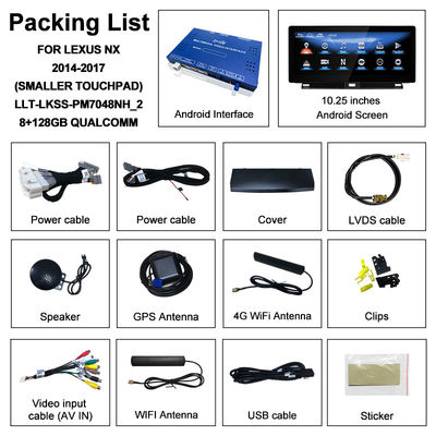 10,25 Zoll Lexus Android Bildschirm