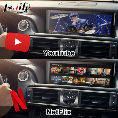 Android 13 Android Bildschirm 10,25 Zoll Multimedia-Display für Lexus IS200T IS300H 2015-2020 WIFI, HDMI, Bluetooth, Wireless CarPlay