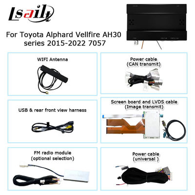 Toyota Alphard Vellfire AH30-Serie reiner OEM-Stil Carplay Android-Autobox 2015-2022 Modell