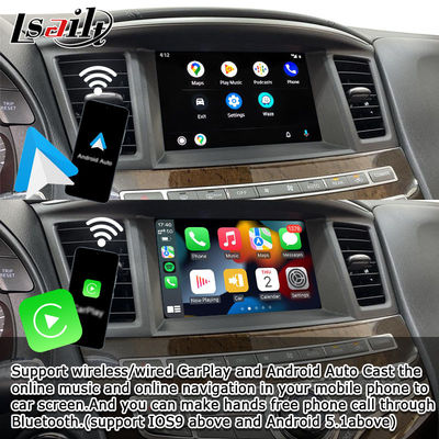 CarPlay-Schnittstelle für Infiniti QX60 JX35 2008-2017 Car Play Upgrade Android Auto Modul, Mirroring, AC-Temperatur