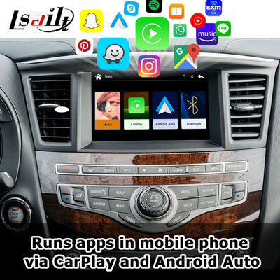 CarPlay-Schnittstelle für Infiniti QX60 JX35 2008-2017 Car Play Upgrade Android Auto Modul, Mirroring, AC-Temperatur