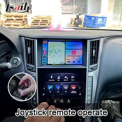 Q50 Q60 OEM Apple CarPlay Upgrade Modul Integration Handy-Spiegelung, AC-Temperaturanzeige, Google Maps, Spotify
