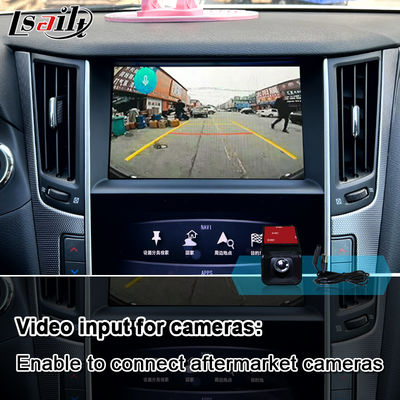 Q50 Q60 OEM Apple CarPlay Upgrade Modul Integration Handy-Spiegelung, AC-Temperaturanzeige, Google Maps, Spotify