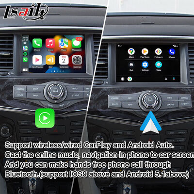 Lsailt 8G Android Multimedia-Schnittstelle für Nissan Patrol 2020-2023 Android-Upgrade-Modul Integriert mit Google Map, CarPlay, YouTube