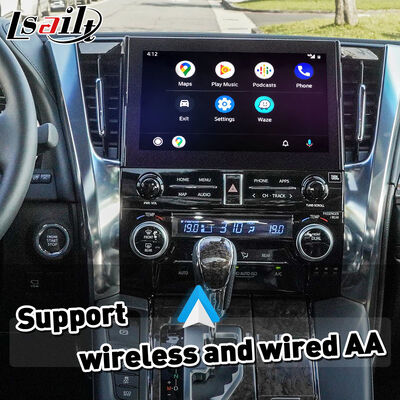 Lsailt Wireless Android Auto Carplay-Schnittstelle für 2019 -2023 Toyota Alphard Vellfire JBL High Version