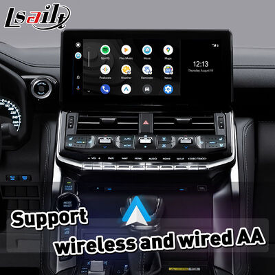 Lsailt Wireless Android Auto Carplay-Schnittstelle für 2021-2024 Toyota Land Cruiser 300 GX-R VX-R GR GR-S Sahara ZX VX LC300