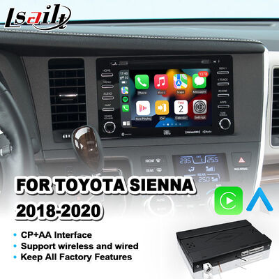 Lsailt Wireless Android Auto Carplay-Schnittstelle für Toyota Sienna 2018-2020