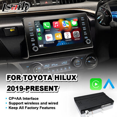 Lsailt Wireless Android Auto Carplay-Schnittstelle für Toyota Hilux 2019