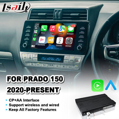 Lsailt Wireless Android Auto Carplay Interface für Toyota Land Cruiser Prado 150 (2020-aktuell)