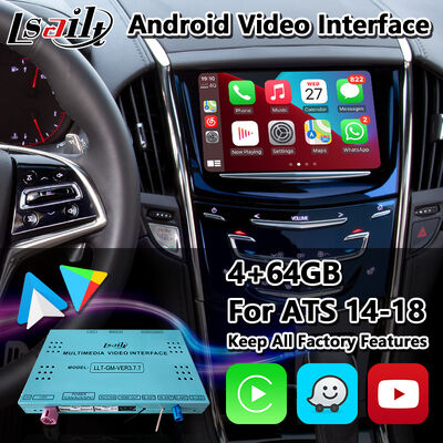 Lsailt Android Carplay Multimedia-Video-Schnittstelle für das Cadillac ATS CUE-System 2014-2019