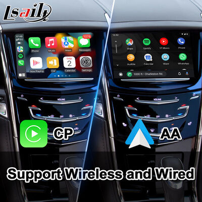 Lsailt Android Navigation Video Interface für 2014-2019 Cadillac ATS CUE System mit Carplay