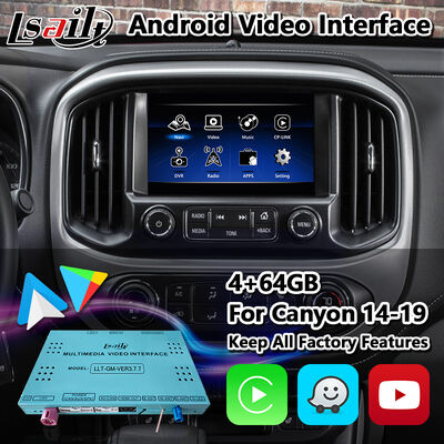 Lsailt Android Multimedia Video Interface für 2015-2020 GMC Canyon Intellilink System mit Carplay