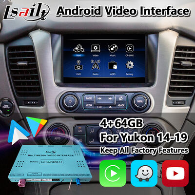 Lsailt Android Carplay Multimedia Video Interface für 2015-2020 GMC Yukon Intellilink System