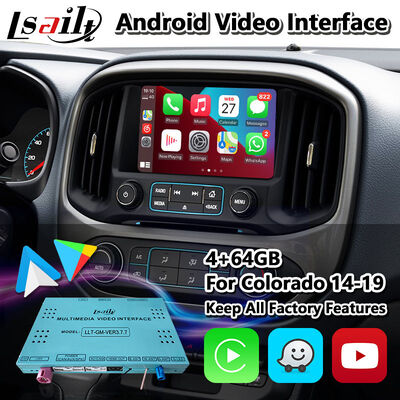 Lsailt Android Auto Carplay Multimedia-Schnittstelle für 2014-2020 Chevrolet Colorado Mylink System